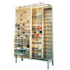 Quantum Gondola QS-305-36 Free Standing Slider System With 36 Bins Ivory
