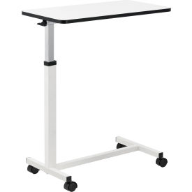 Global Industrial™ Overbed Table With H-Base White Laminate Tabletop