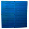 Wall Control Pegboard Pack- 2 Panels Blue Metal 32"" X 32"" X 3/4""