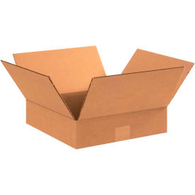 Global Industrial™ Flat Cardboard Corrugated Boxes 11""L x 11""W x 3""H Kraft