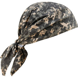 Ergodyne® Chill-Its® 6710CT Evap. Cooling Triangle Hat w/ Built-In Cooling Towel Camo