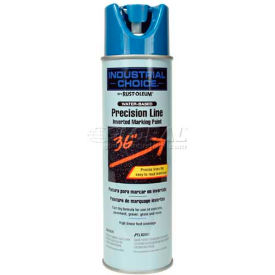 Rust-Oleum M1800 Water-Based Precision-Line Inverted Marking Paint Aerosol Fluor. Blue
