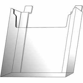8-1/2""W X 11""H Acrylic Slatwall Literature Holder - Clear