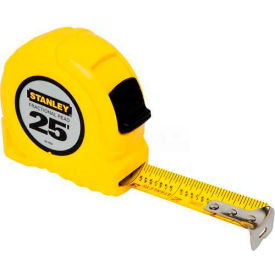 Stanley 30-454 1"" x 25' Fractional High-Vis High Impact ABS Case Tape Rule