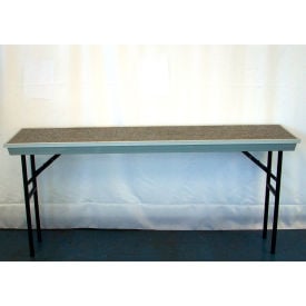 4th Level Add-On for Straight TransPort Riser - Gray Carpet with Black Aluminum Frame