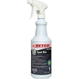 Betco FiberPRO Spot Bet Stain Remover 12 oz. Trigger Spray 12 Bottles - 42512-00
