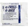 Re-Freez-R-Brix™ Cold Bricks 7.5 Oz. 4-1/2""L x 4""W x 3/4""H White/Blue 42/Pack
