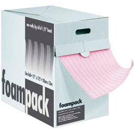 Air Foam Anti Static Dispenser Pack 12""W x 175'L x 1/8"" Thick Pink