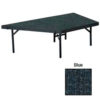 Stage Pie Unit with Carpet for 48""W x 16""H Stage Units - Blue