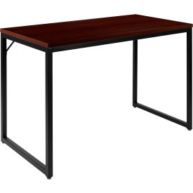 Flash Furniture 47"" Industrial Style Office Desk - Mahogany