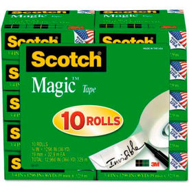 Scotch® Magic Tape Value Pack 3/4"" x 1000"" 10 Rolls/PK