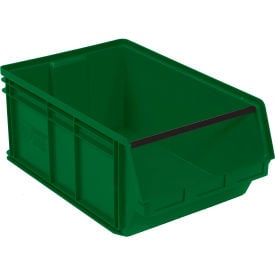 Quantum Plastic Magnum Stacking Bin 18-3/8""W x 29""D x 11-7/8""H Green