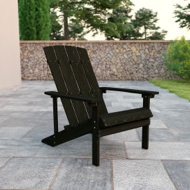 Flash Furniture Charlestown All-Weather Adirondack Chair - Slate Gray Faux Wood