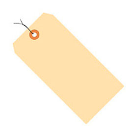 Manila Shipping Tags Pre Wired 13 Pt. #2 3-1/4""L x 1-5/8""W 1000/Pack