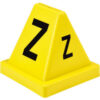 Global Industrial™ Lettered Cones A-Z Yellow