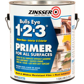 Zinsser® Bulls Eye 1-2-3® Water-Base Primer White Gallon Can - 2001
