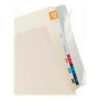 Tabbies® Wrap Around Folder End Tabs 8"" x 2"" Clear 100/Pack