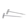 GEM® T-Pins 2"" Length 9/16"" Width Head Silver 100/Pack