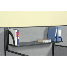 Interion® Hanging Shelf For 36""W Panel - Black