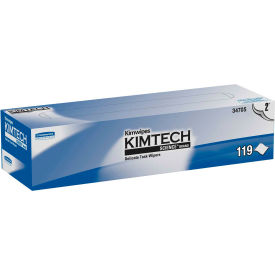 Kimtech Kimwipes Delicate Task Wipers 2-Ply 11-4/5 x 11-4/5 119/Box 15 Boxes/Carton - 34705