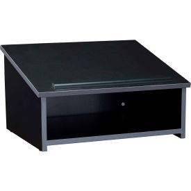Oklahoma Sound® Tabletop Lectern Black 22-BK