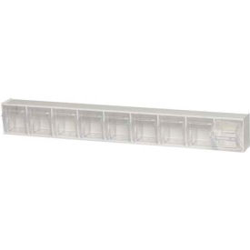 Quantum Tip Out Storage Bin QTB309 - 9 Compartments White