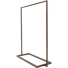 Econoco Linea 54 in. W x 66 in. H Statuary Bronze Garment Rack