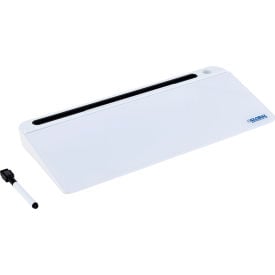 Global Industrial™ Desktop Glass Dry Erase Pad 18""W x 4""H