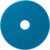 Global Industrial™ 20"" Scrubbing Pad Blue 5 Per Case