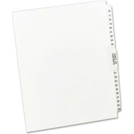 Avery Premium Collated Legal Exhibit Divider Printed 76 to 100 8.5""x11"" 26 Tabs White/White