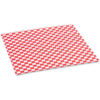Bagcraft Papercon® Grease-Resistant Paper Wrap/Liners 12 x 12 Red Check