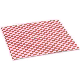 Bagcraft Papercon® Grease-Resistant Paper Wrap/Liners 12 x 12 Red Check