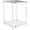 Nexel® 2 Shelf Chrome ESD Wire Shelving Unit Starter 24""W x 24""D x 34""H