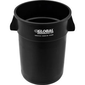 Global Industrial™ Plastic Trash Can - 44 Gallon Black