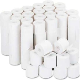 Universal® Adding Machine/Calculator Roll 16 lb 1/2"" Core 2-1/4"" x 126 ft White 100/CT