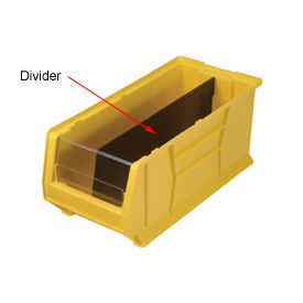 Quantum Divider DUS950 For Hulk Stacking Bins QUS950 8-1/4 x 23-7/8 x 7 Price Per Package of 6