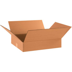 Global Industrial™ Flat Cardboard Corrugated Boxes 18""L x 14""W x 4""H Kraft