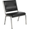 Flash Furniture Antimicrobial Bariatric Reception Chair - Vinyl - Black - Hercules Series
