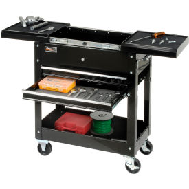 Homak BK06022704 27"" 2-Drawer Tool Cart W/ Sliding Top