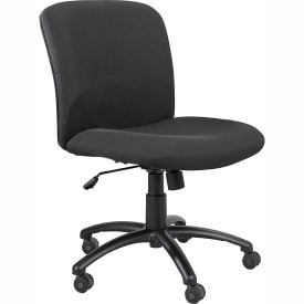 Big & Tall Mid Back Chair Black