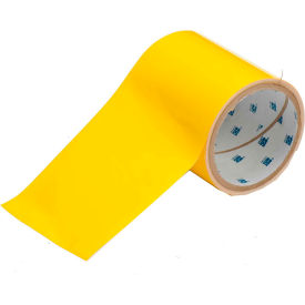 Brady® 104372 ToughStripe Floor Marking Tape Polyester 4""W X 100'L  Yellow