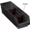 Quantum Conductive Bin Divider DSB101/103/105CO Fits 4""Wx4""H Bins Price for pack of 50