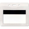 Advantus® Security ID Badge Holder Horizontal 3-7/8"" x 2-5/8"" Clear 50/Box