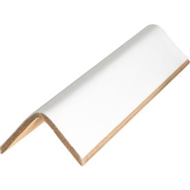 Global Industrial Heavy Duty Edge Protector 2-1/2""W x 2-1/2""D x 36""L .225"" Thick White 55/Pk