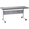 NPS® Flip-N-Store Training Table - Charcoal Slate - 60"" x 24""