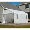 10x20 Canopy Enclosure Kit - White w/Windows for 1-3/8"" Frame