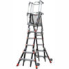 Little Giant Fiberglass Compact Safety Cage Ladder 6-10' Type 1AA - 19506-815