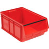 Quantum Plastic Magnum Stacking Bin 18-3/8""W x 29""D x 11-7/8""H Red
