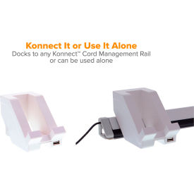 Bostitch Konnect USB Phone Stand White