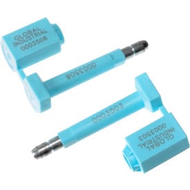 Global Industrial™ High Security Bolt Seal Blue 50/Pack